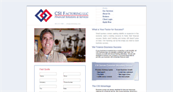 Desktop Screenshot of csifactoring.com